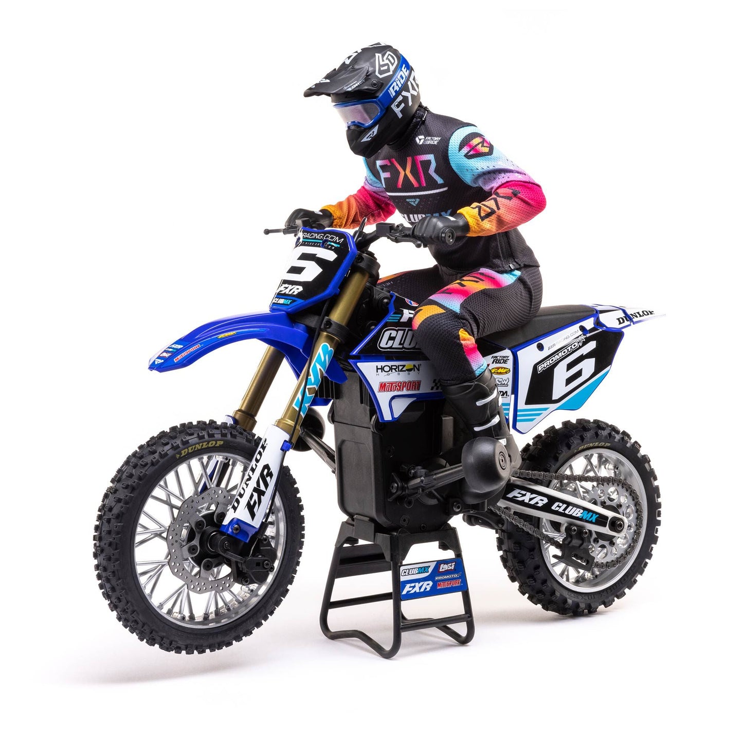 Losi 1/4 Promoto-MX Motorcycle Brushless RTR - ClubMX Blue