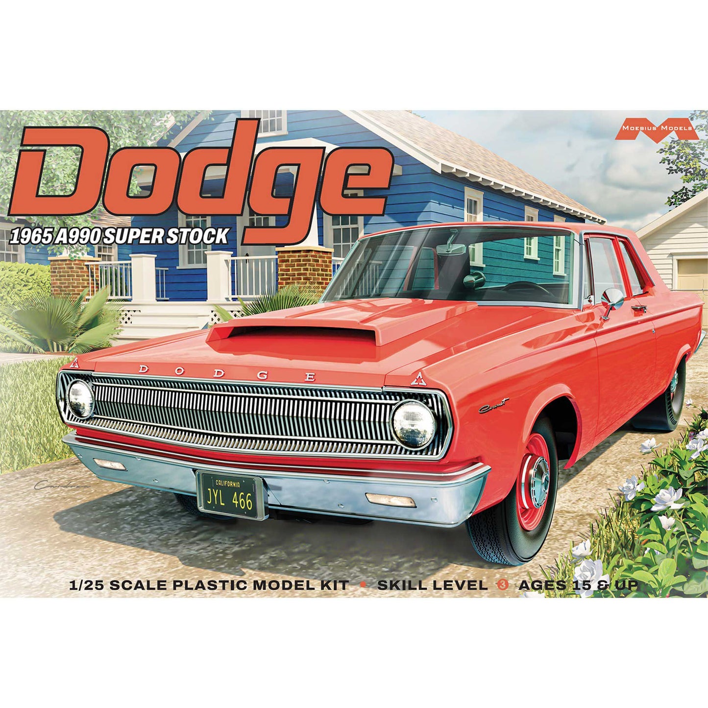 Moebius 1965 Dodge A990 Super Stock 1/25 Model Kit