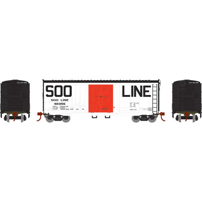 HO RND 40' Grain Loading Box Car, Legendary Liveries SOO #48356