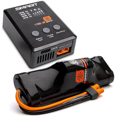 Spektrum Smart Powerstage: 3300mAh 7C NiMH & S100 Charger