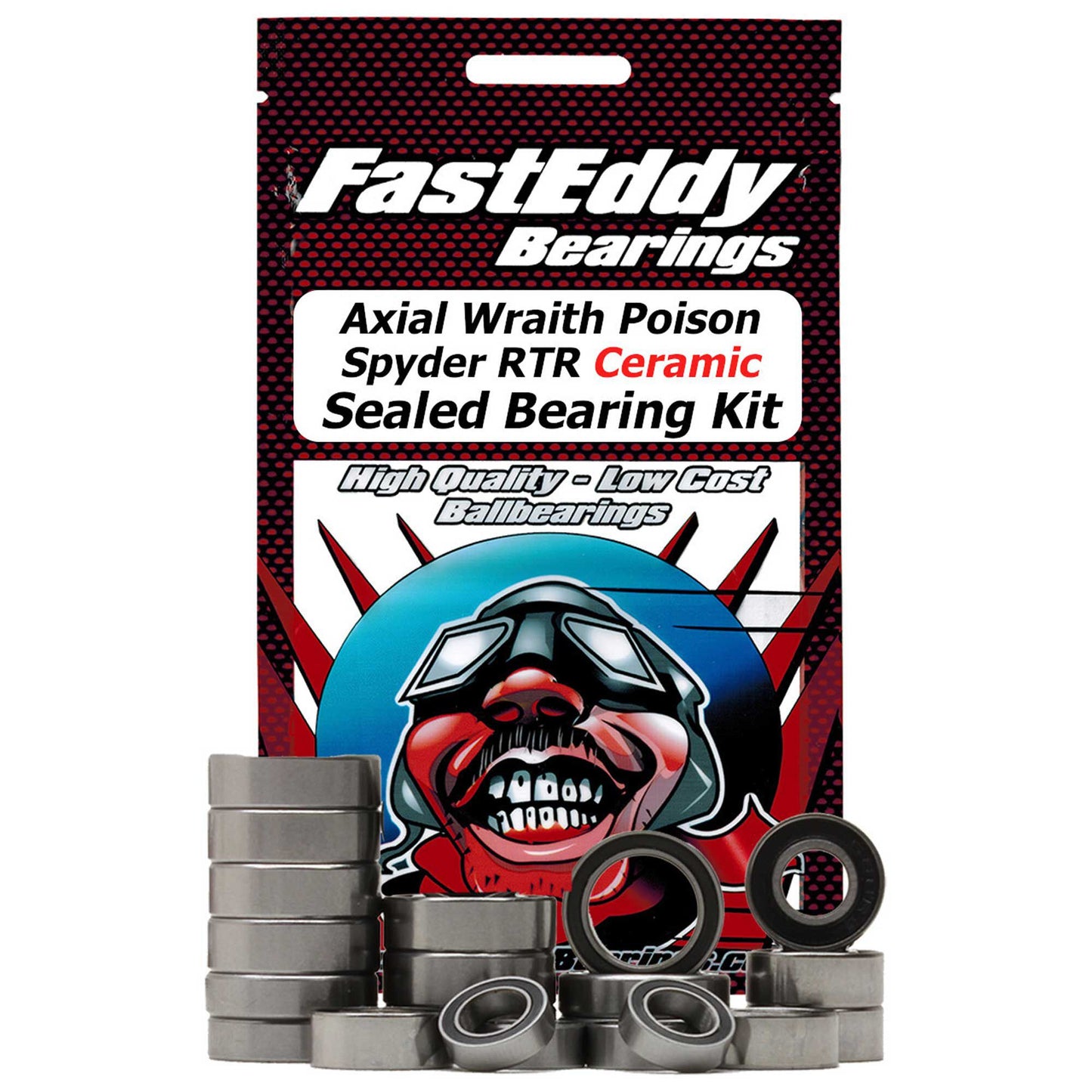 Wraith Poison Spyder RTR Ceramic Sealed Bearing Kt