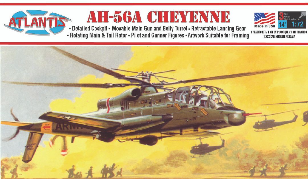 AH-56A Cheyenne Helicopter 1/72