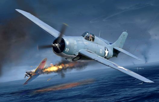 Academy 1/48 USN F4F-4 Wildcat "Battle of Midway" (100% new tooling)