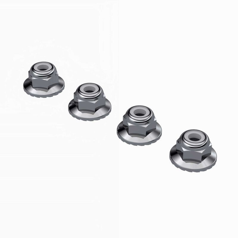 Arrma Wide Flanged Nyloc Nut M4 (4Pcs)