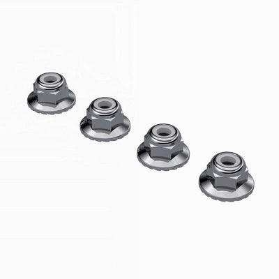 Arrma Wide Flanged Nyloc Nut M4 (4Pcs)