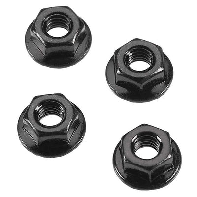 Arrma AR708003 Serrated Flange Wheel Nut 4mm (4)