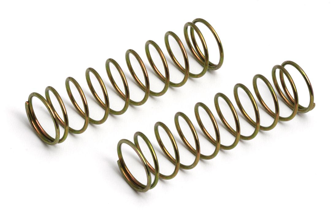 Team Associated Front Shock Springs, gold, 3.70 lb/in