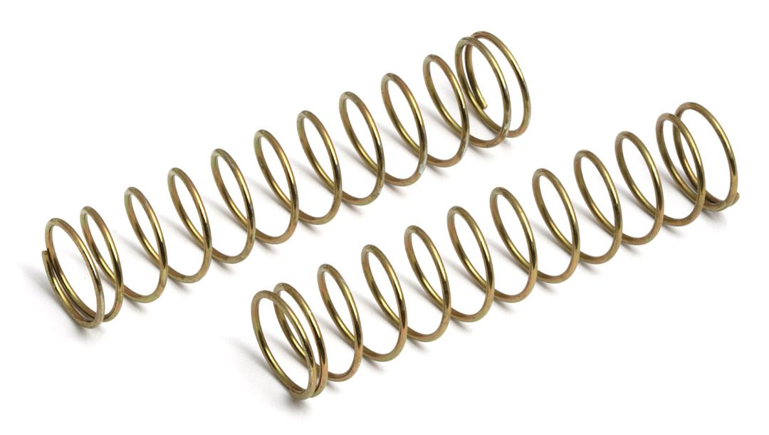 Team Associated Rear Shock Springs, gold, 2.75 lb/in