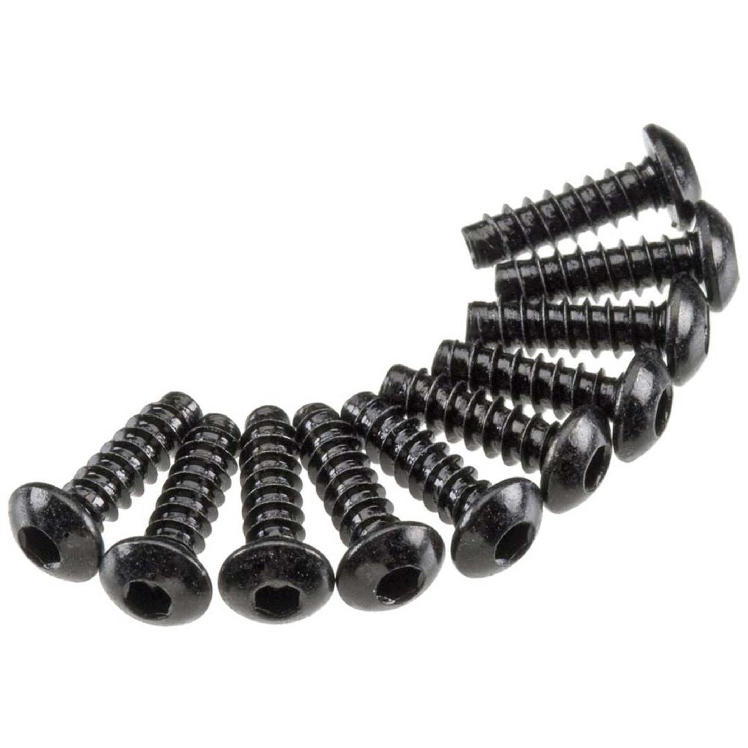 Axial AXA435 Hex Tap Button Head M3x10mm Black (10)
