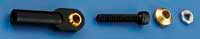 Du-Bro 4-40 x 5/8 Swivel Ball Links - Black (2/pkg)