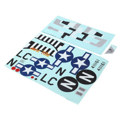 E-Flite Decal Sheet: P-51D 1.2m