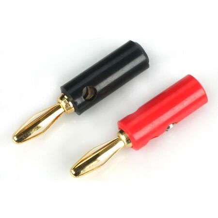 E-Flite Gold Banana Plug Set with Screws