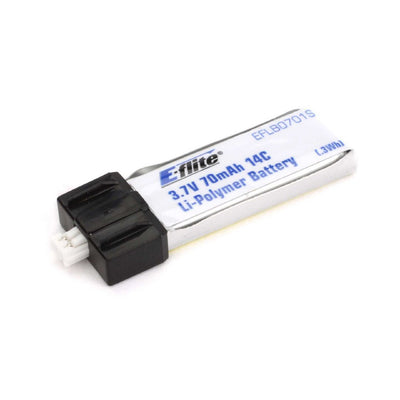 E-Flite 70mAh 1S 3.7V 14C LiPo Battery