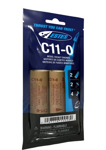 Estes Rockets C11-0 (2 ea) - Bagged