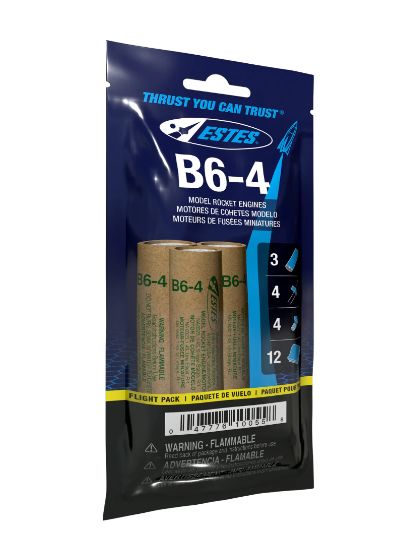 Estes Rockets B6-4 - Bagged