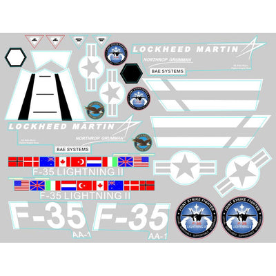 FMS Decal Sheet: F35 V2