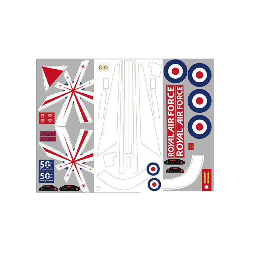 FMS Decal Sheet: Red Arrow 80mm EDF