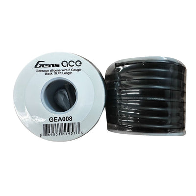 Gens Ace Silicone Wire 8 Gauge Black 16.4ft (5m) Length