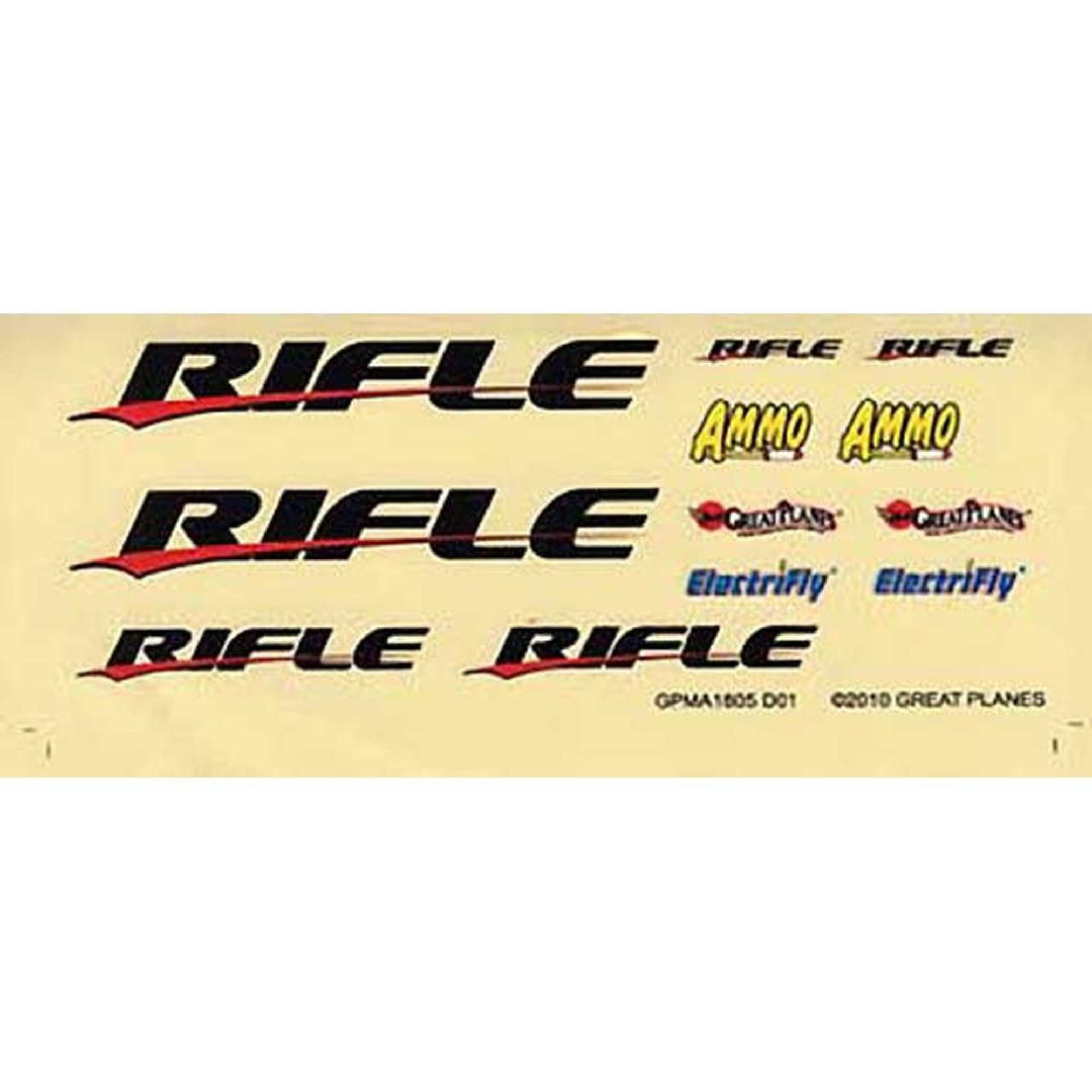 GPM Decal Sheet Rifle EP ARF