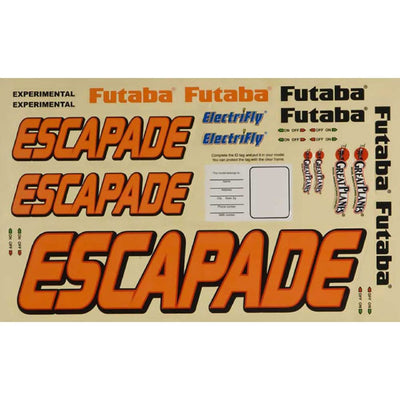 GPM Decal Set Escapade .40-.56 Sport ARF