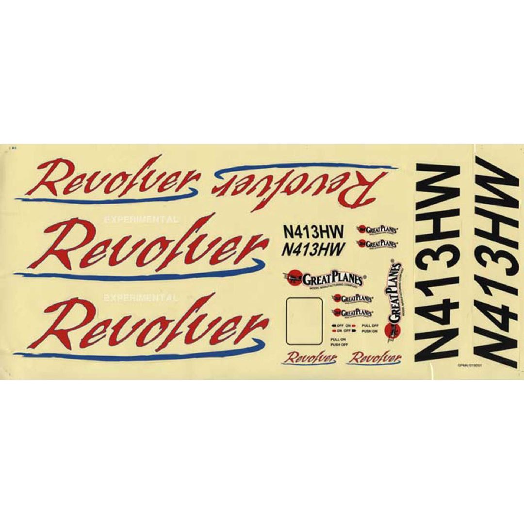 GPM Decal Revolver .61 ARF