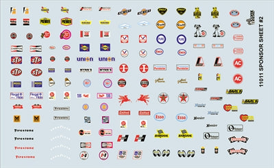 Gofer Racing Sponsor Sheet #2 Decal Sheet 1/24