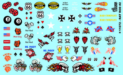 Gofer Racing Rat Rod #2 Decals 1/24