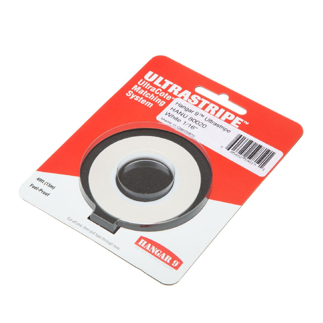 Hanger 9 UltraStripe, White 1/16