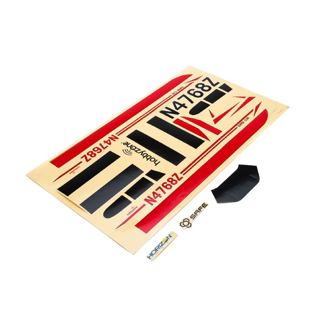 HobbyZone Decal Sheet: Super Cub SAFE