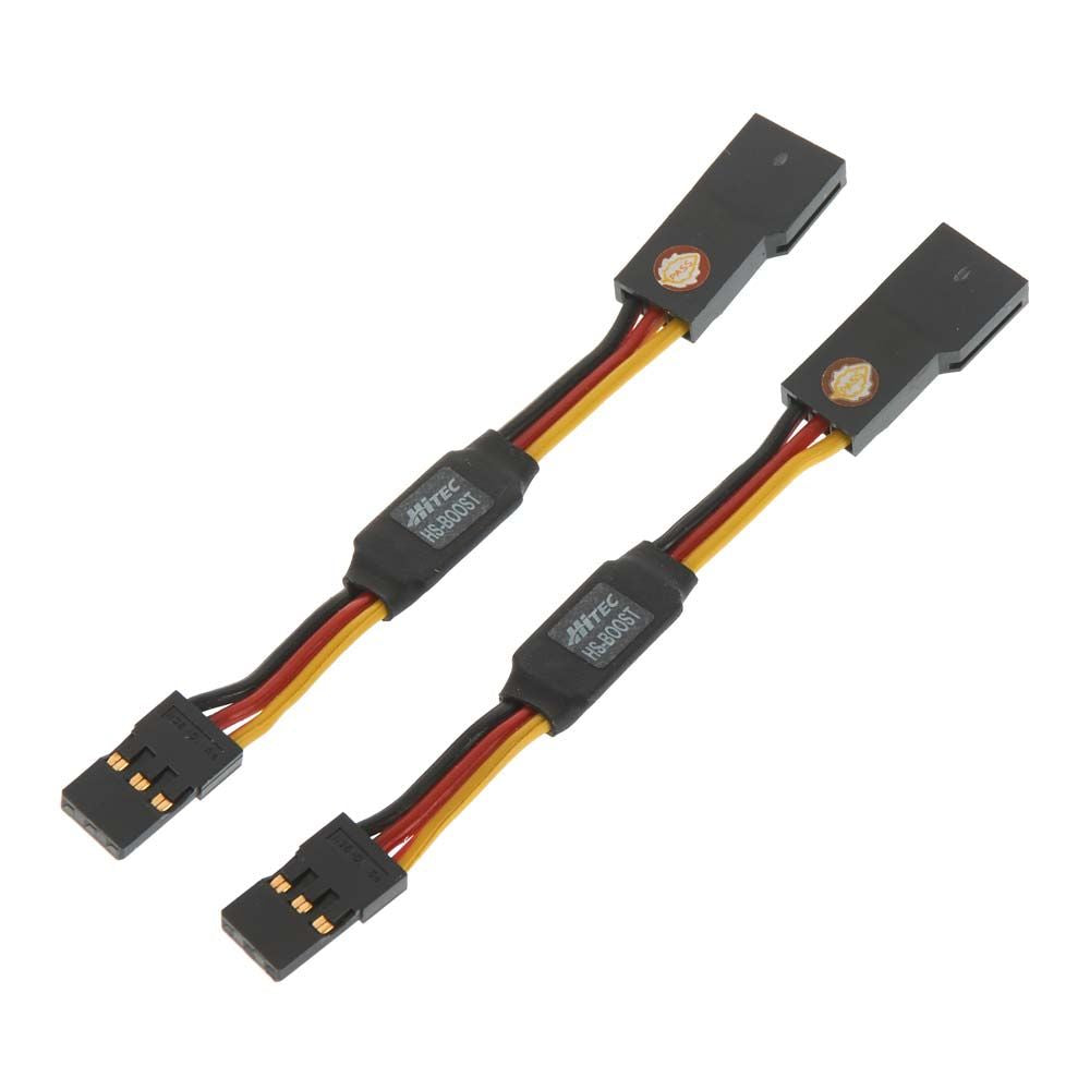 Hitec 4" Servo Signal Line Booster Set x 2