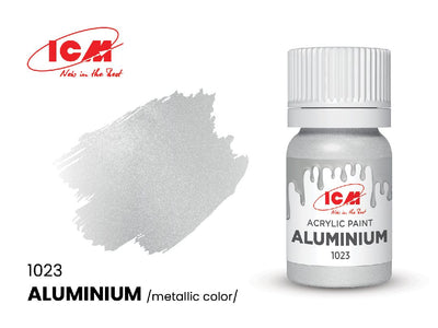 ICM Metallic Colours - Aluminium bottle, 12 ml (8 Pack)