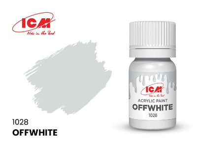 ICM Grey Colours - Offwhite bottle, 12 ml (8 Pack)