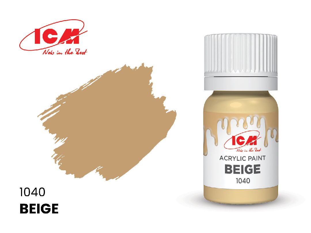 ICM Beige Colours - Beige bottle, 12 ml (8 Pack)