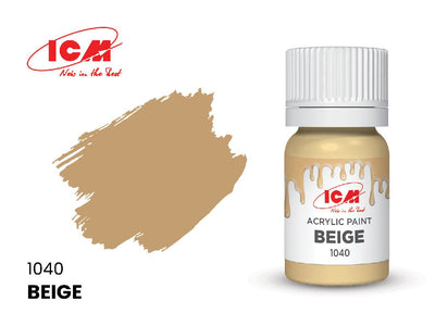 ICM Beige Colours - Beige bottle, 12 ml (8 Pack)