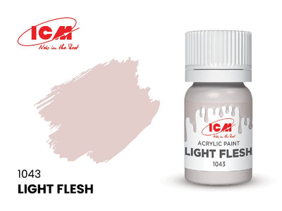 ICM Yellow Colours - Light Flesh bottle, 12 ml (8 Pack)