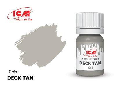 ICM Brown Colours - Deck Tan bottle, 12 ml (8 Pack)