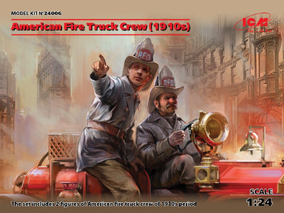 ICM 1/24 American Fire Truck Crew (1910s) (2 figures)