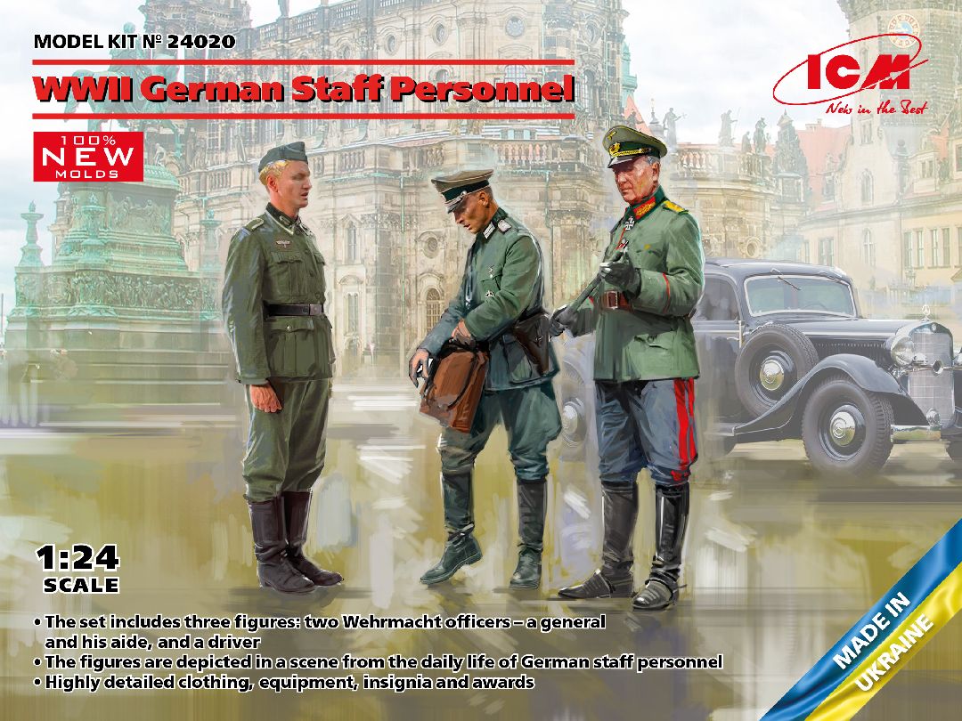 ICM 1/24 WWII German Staff Personnel