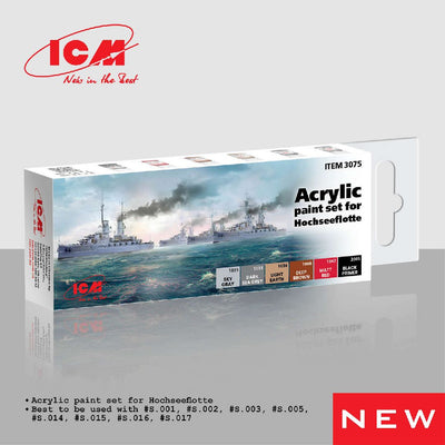 ICM Acrylic Paint Set for Hochseeflotte (6 bottles)