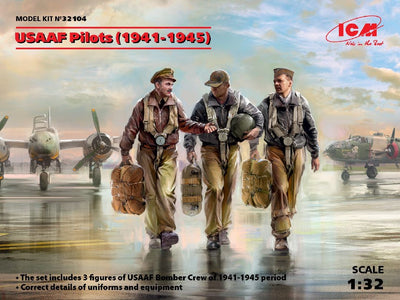 ICM 1/32 USAAF Pilots (1941-1945) (3 figures)