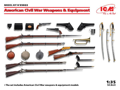 ICM 1/35 US Civil War Weapons & Equipment