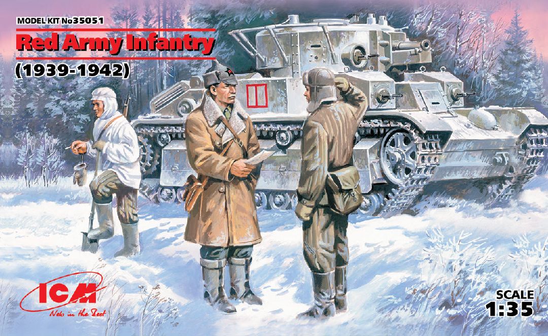 ICM 1/35 Red Army Infantry (1939-1942) (3 figures)