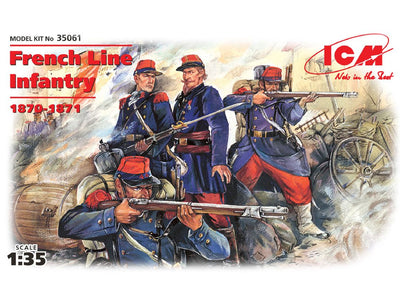 ICM 1/35 French Line Infantry (1870-1871) (4 figures)