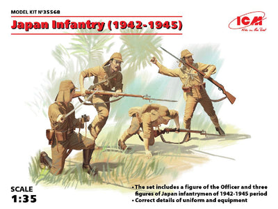 ICM 1/35 Japan Infantry (1942-1945) (4 figures)