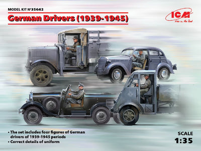 ICM 1/35 German Drivers (1939-1945) (4 figures)