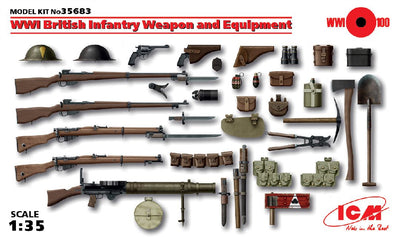ICM 1/35 WWI British Infantry Weapon and Equipment
