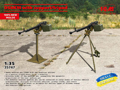 ICM 1/35 DShMK with Support / Tripod (100% new molds)