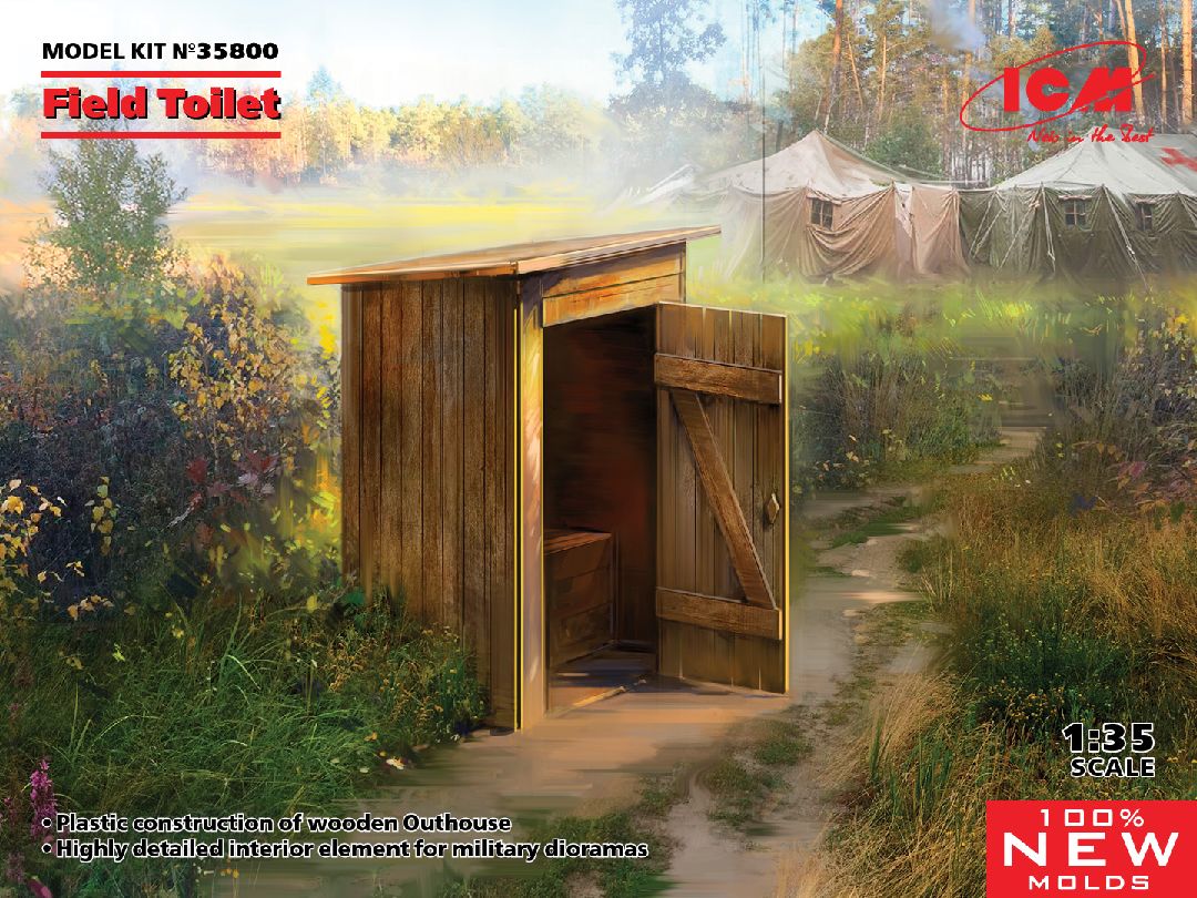 ICM 1/35 WC (Field Toilet)