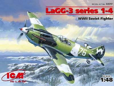 ICM 1/48 LaGG-3 series 1-4, WWII Soviet Fighter