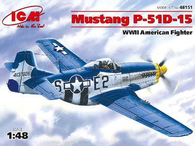 ICM 1/48 Mustang P-51D-15, WWII American Fighter